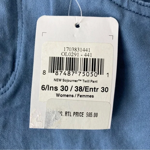 Mountain Hardwear Sojourner Twill Pants Women’s Size 6 - Picture 8 of 12